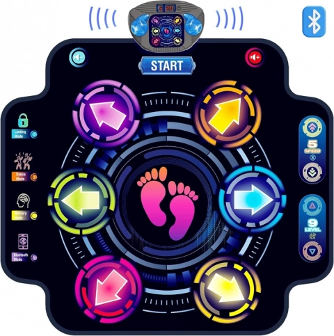 Muzikale dansmat voor kinderen met Bluetooth