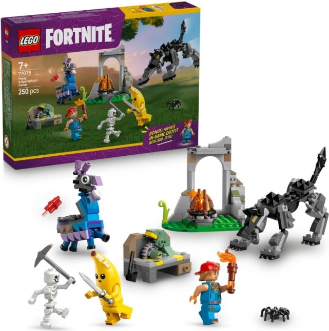 LEGO Fortnite Peely en Sparkplug Kampplaats