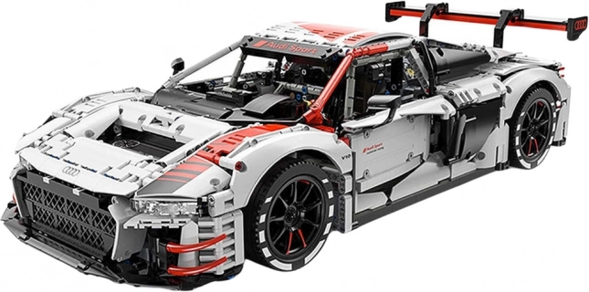 Bouwset RC Auto Audi R8 1:8 van Rastar met 3322 Stukken