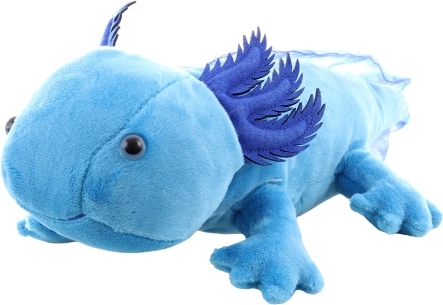 blauwe pluchen axolotl 30 cm eco‑friendly