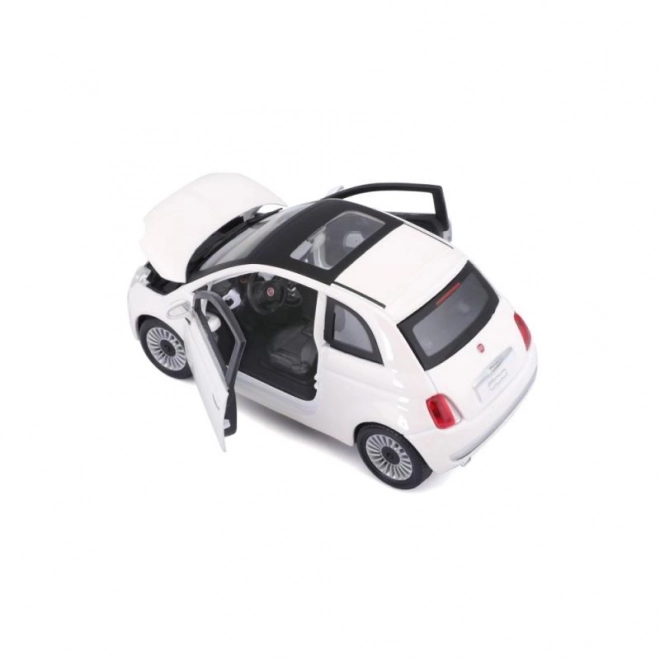 Bburago 1:24 Fiat 500 (2007) Wit