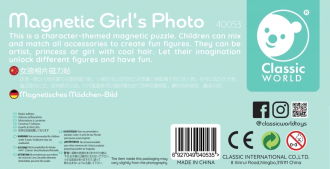 Magnetische puzzel Prinses