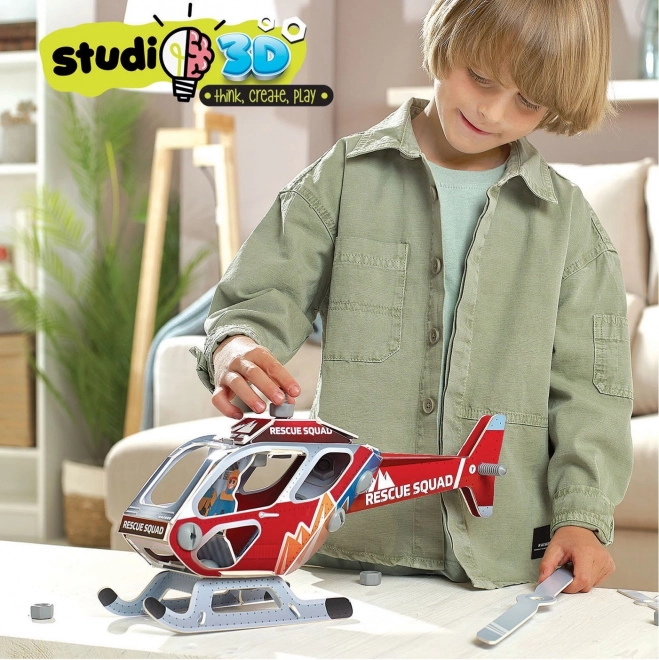 EDUCA Studio 3D-model Reddingshelikopter