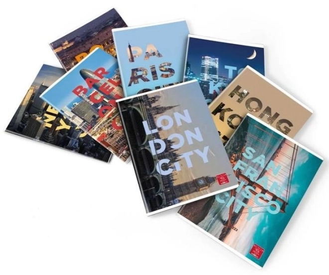 Schoolschrift A4 Wereldmetropolen