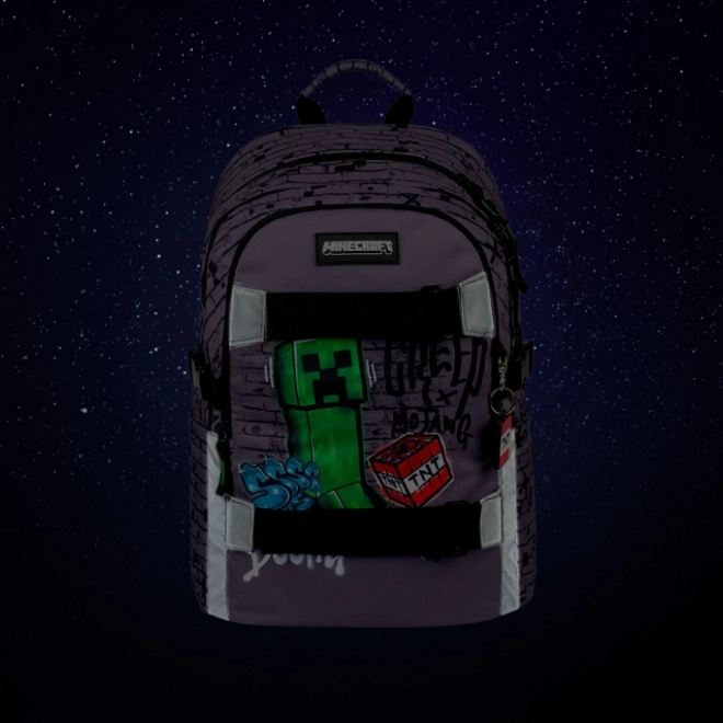Set 3 Skate Baagl Minecraft TNT: Rugzak, Etui, Zak