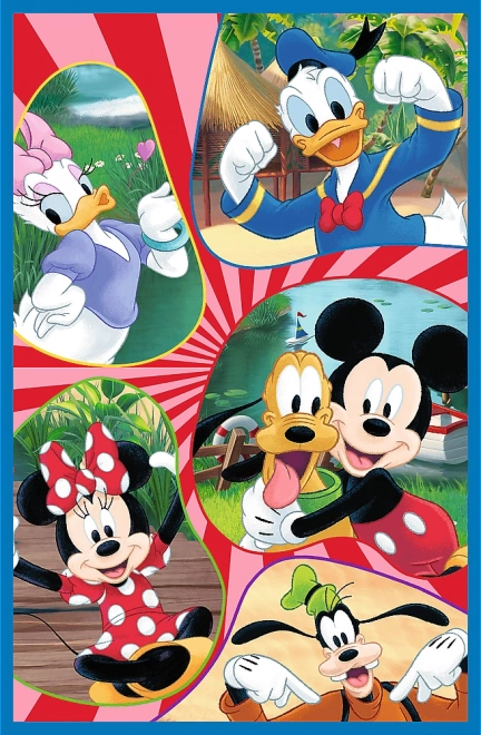 Puzzel Team Mickey Mouse 3x80 stukjes