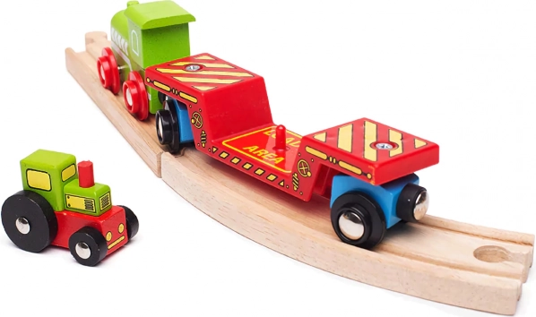 Uitbreiding van de baan met twee rails in de verpakking