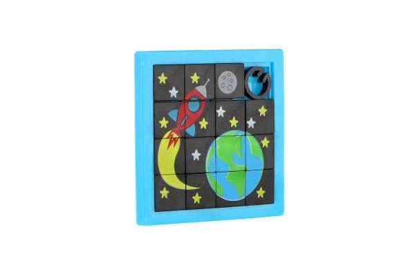 Ruimteschuifpuzzel voor kinderen
