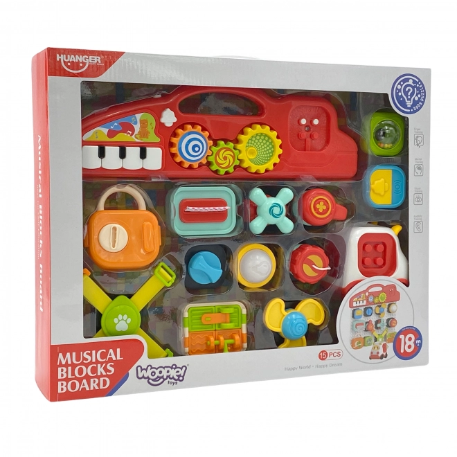 Woopie Montessori Kinder Manipulatief Paneel Kleurrijk Actief Paneel