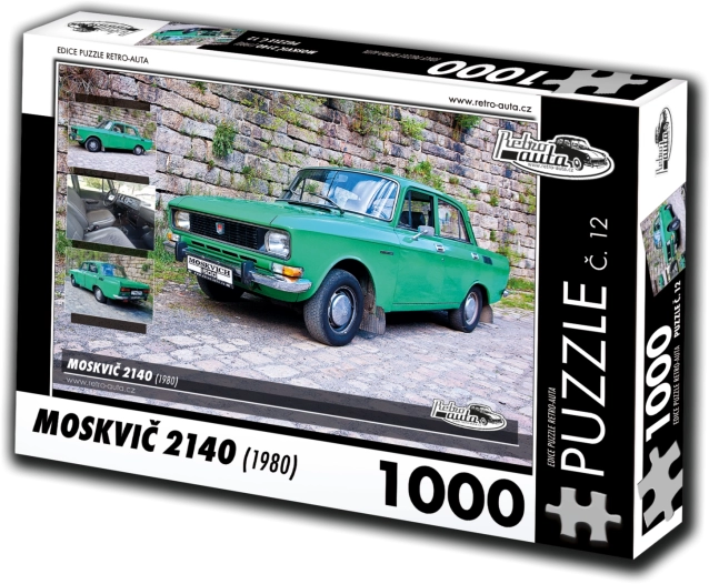 RETRO-AUTA Puzzel Moskvitsj 2140 (1980) 1000 stukjes