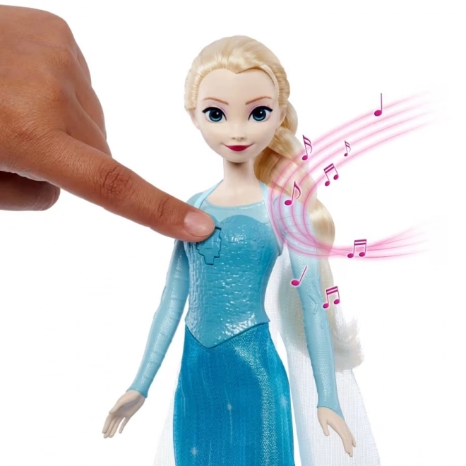 Zingende pop Elsa uit de film Frozen