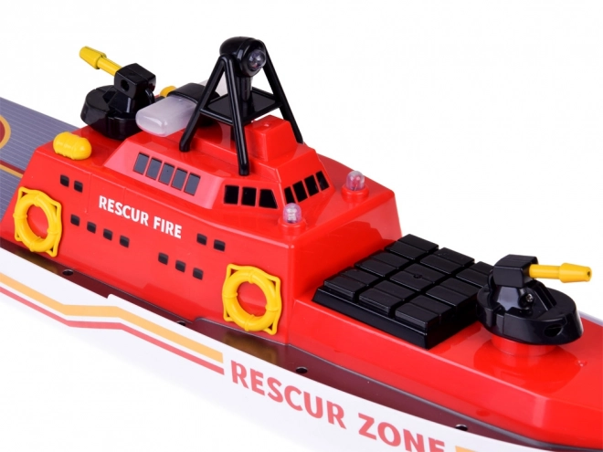 Reddingsboot Brandweer op afstand bestuurbaar