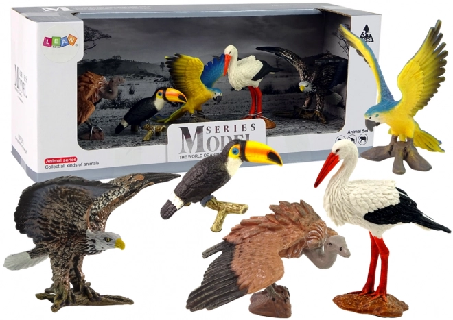 Set van figuren Vogels van de wereld - 5 stuks