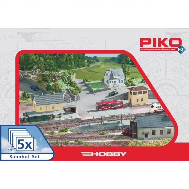 Piko Hobby set bouwpakket Station Neustadt 5-delig - 61923