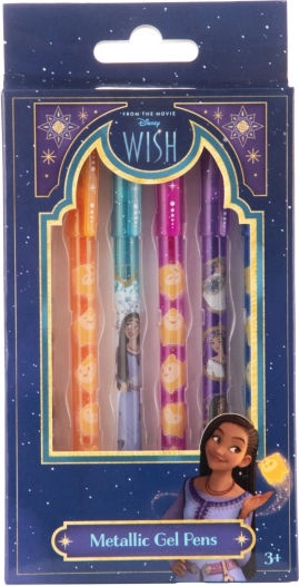 Gelpennen metallic Disney Wish 6 stuks