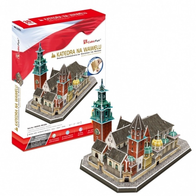Puzzel 3D Wawelkathedraal 101 stukjes