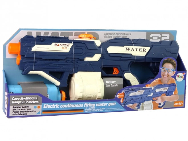 Grote elektrische oplaadbare waterpistool Bereik 9 m 1000 ml