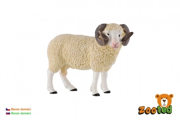 Schapenvader kunststoffen ram 9cm in zak