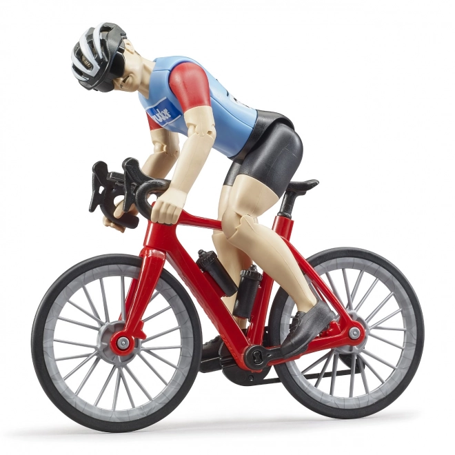 Bruder Wegfiets met fietserfiguur