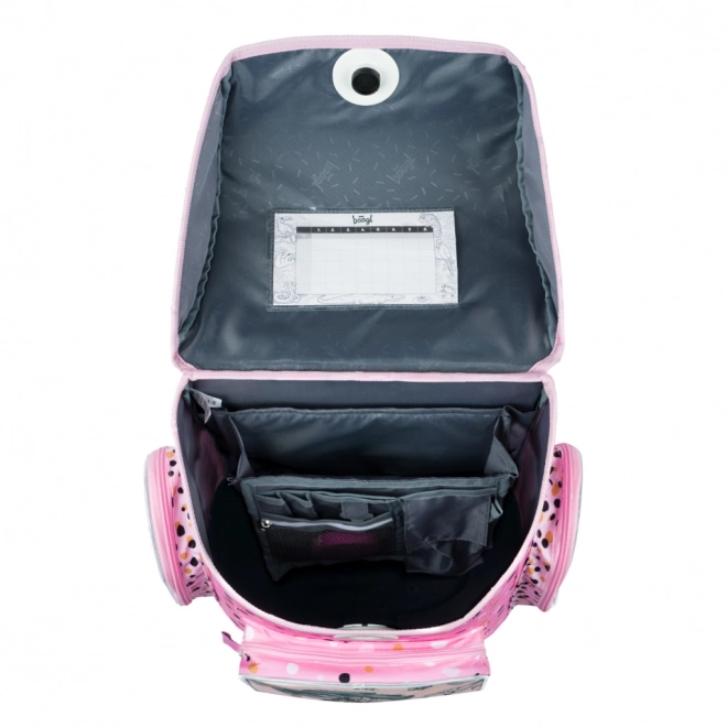 Schoolset BAAGL Safari: Ergonomische rugzak, etui, zak, mappen, doos