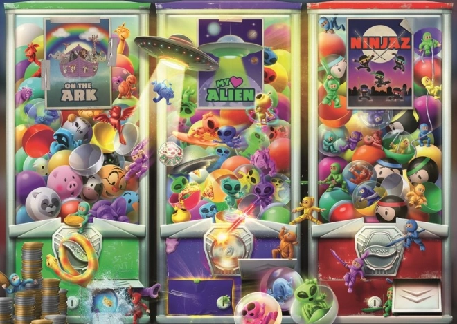 Puzzel Dieren, Buitenaardse Wezens en Ninja's 1000 Stukjes