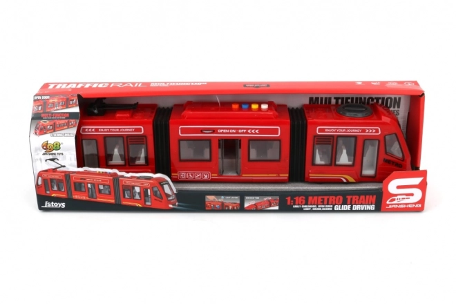 Tram rood 1:16 – model voor kinderen