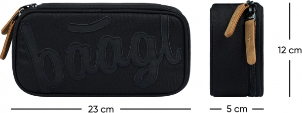 Školní Set Baagl Skate Max Darkness: Rugzak, Etui en Zak