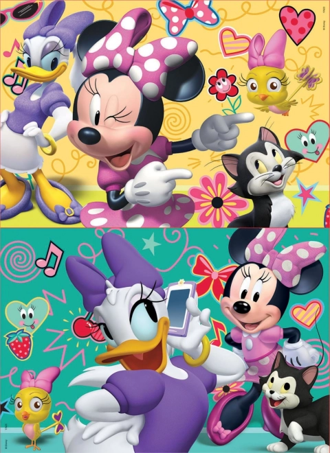 Houten puzzel Minnie en Daisy van Educa