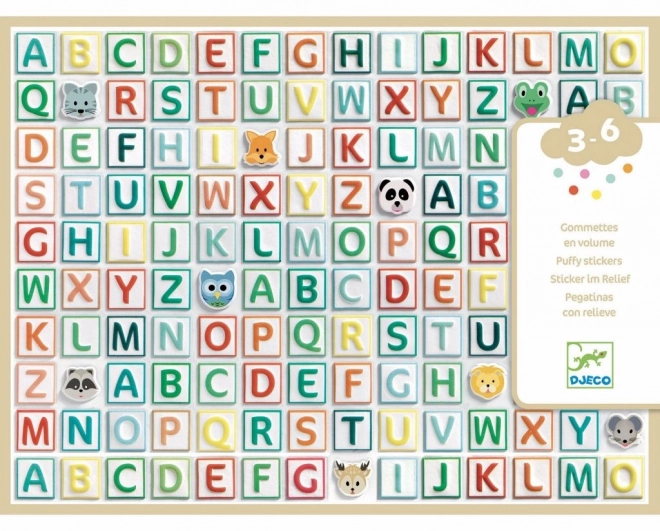 DJECO Stickers alfabet