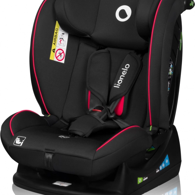 Kinderautostoeltje Lionelo Aart i-Size Zwart Rood 40-150 cm