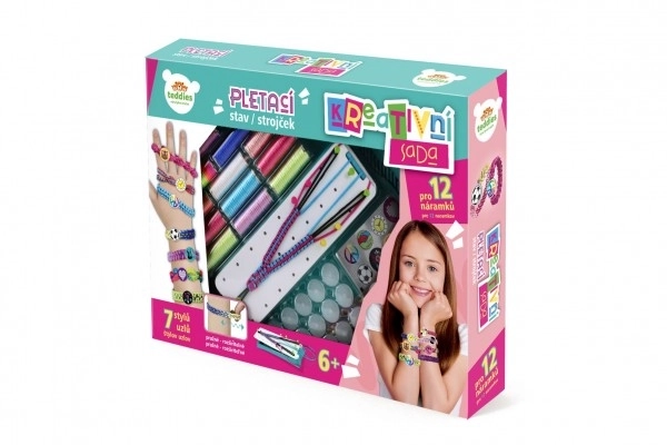 Creatieve set Maak je eigen armband - breitel met accessoires in doos 38x28x6cm