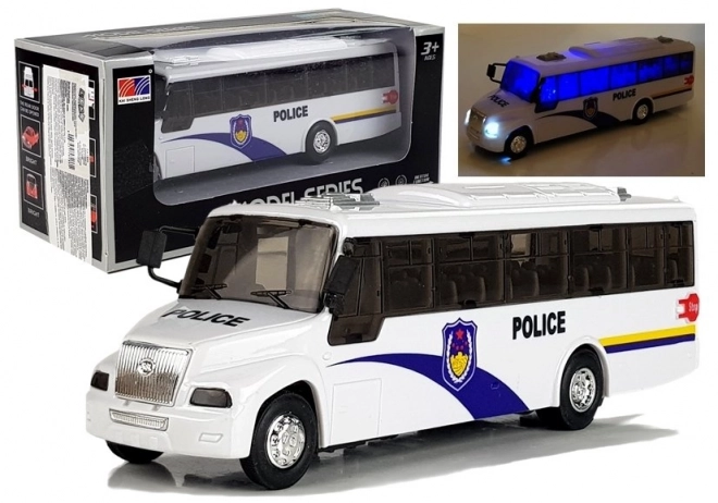 Model politie bus Wit licht