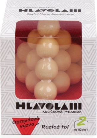 Houten breinbreker: kogelpiramide