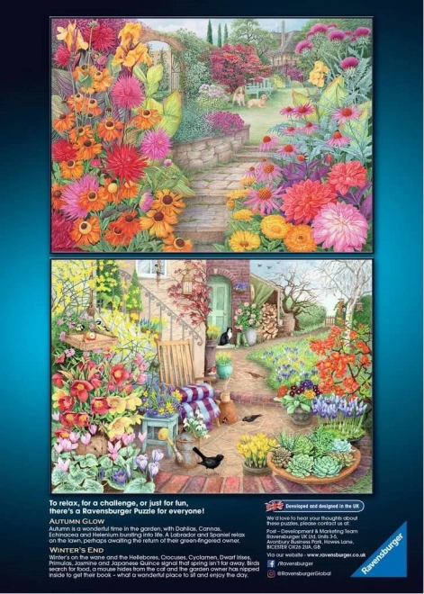 RAVENSBURGER Puzzel Prachtige tuinen 4x500 stukjes