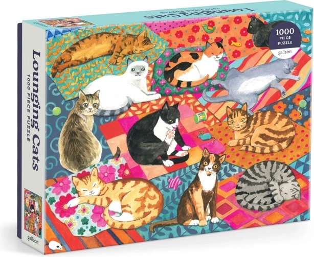 Galison puzzel Lanterfantende katten 1000 stukjes
