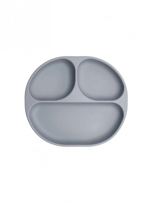 MoMi AMI kinder siliconen eetset grijs