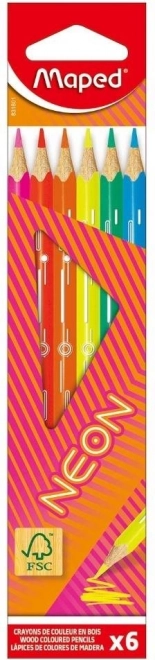 Ergonomische kleurpotloden Maped Neon