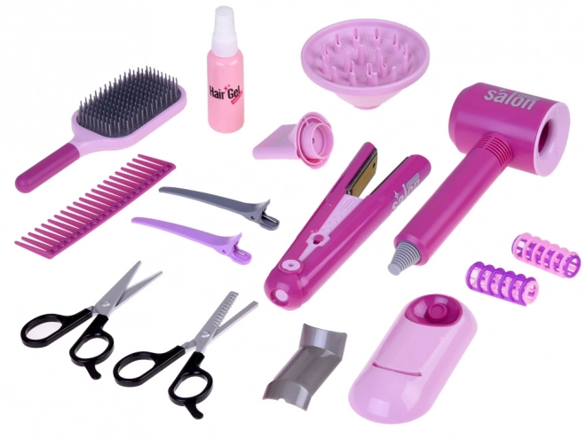 Kappersset kleine kapster föhn voor haar stijltang accessoires ZA5215