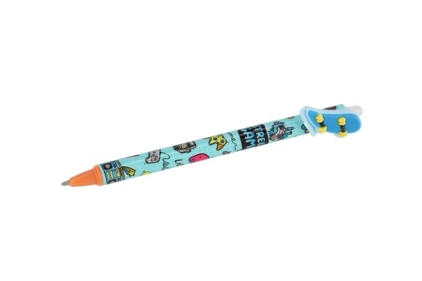 Gum-pen Street game 15cm plastic 6 soorten 36st in doos