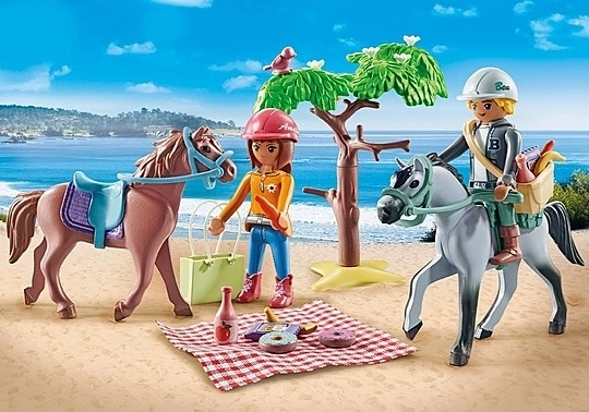 Figurenset paarden 71470 Strandrit met Amelie en Ben