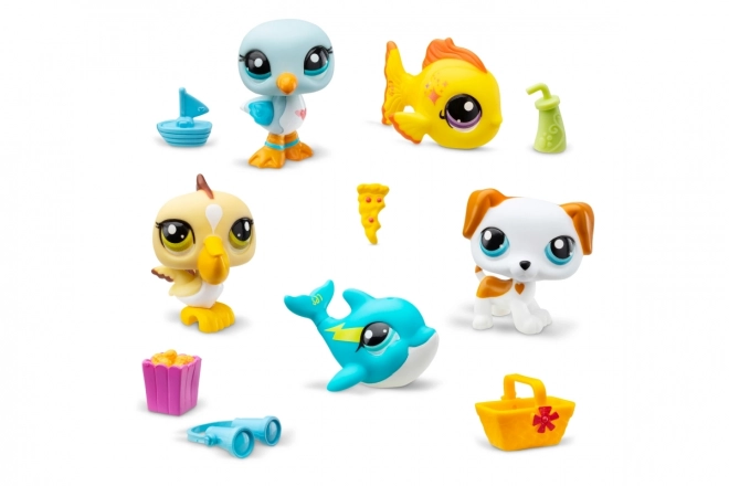 Littlest Pet Shop strandfiguren set