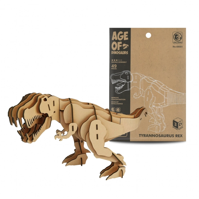 Houten 3D-puzzel Tyrannosaurus Rex