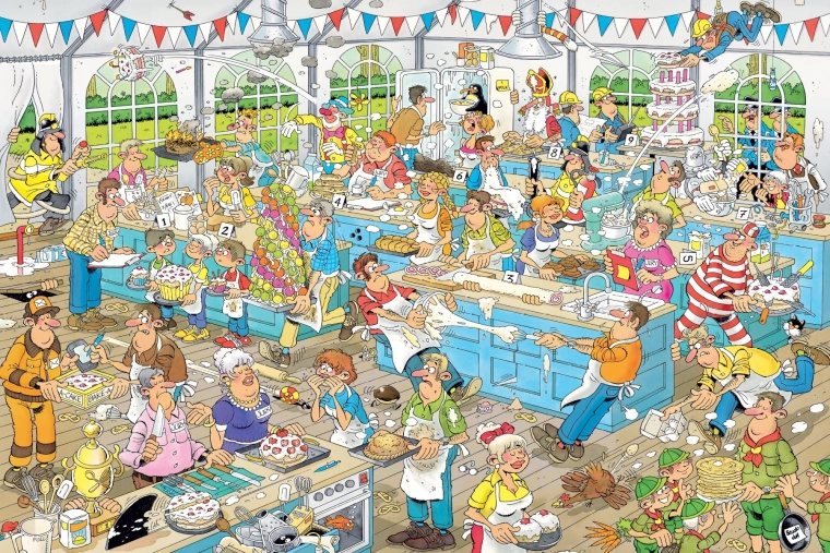 Puzzel Bakwedstrijd 1500 stukjes