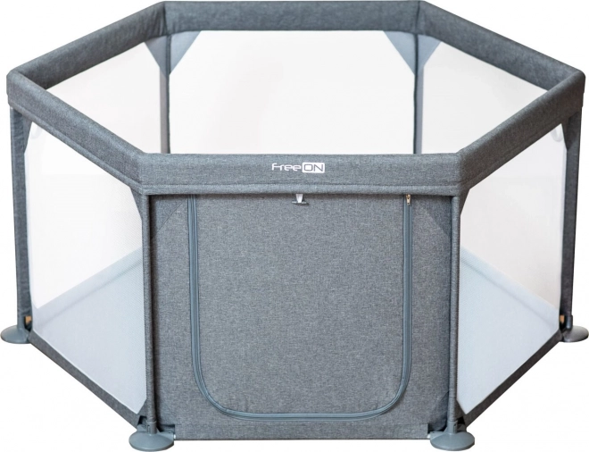 Kinderbox FreeOn Hexagon melangegrijs