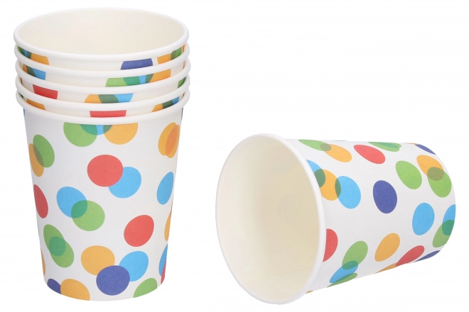 Feestbekers STIPPEN 250ml, 6 stuks
