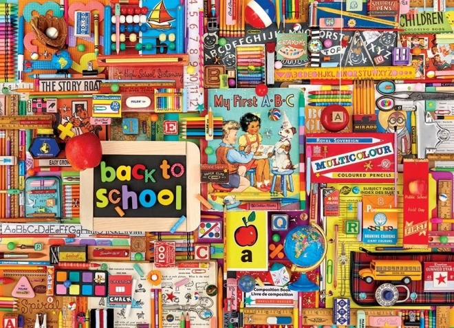 COBBLE HILL Puzzel Terug Naar School 1000 Stukjes