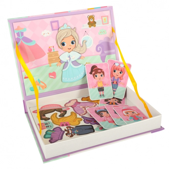 Magnetisch boek - kleding voor pop 51 st