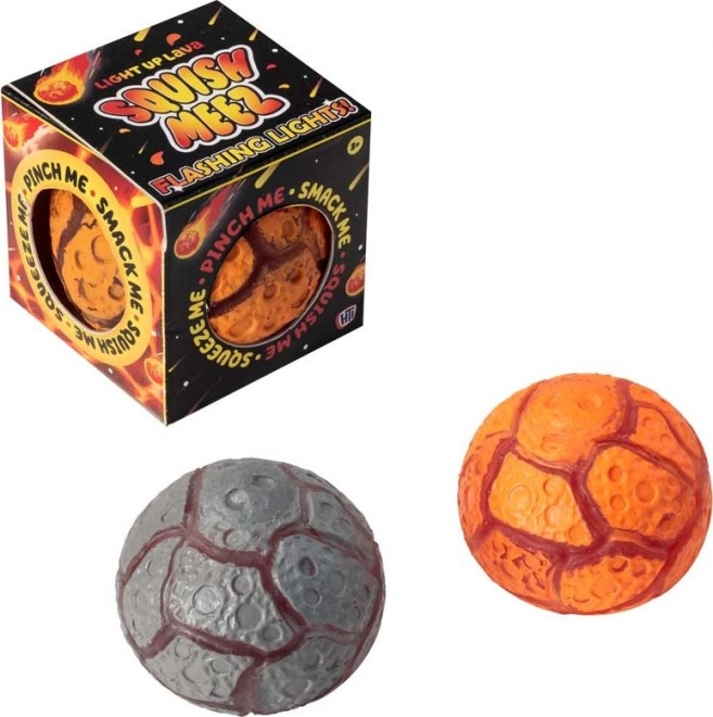 Lichtgevende antistressbal Lava