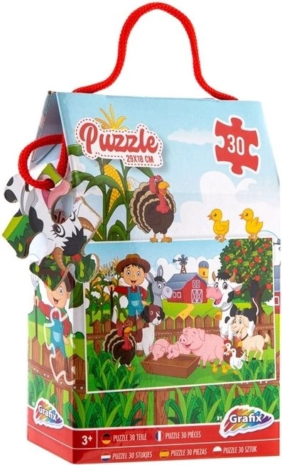 GRAFIX Puzzel Leven op de boerderij 30 stukjes