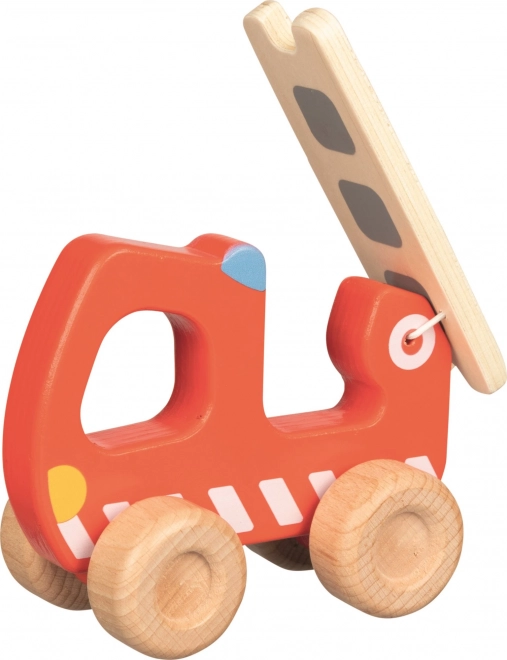 GOKI Houten brandweerautootje
